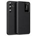 Husă Flip Samsung Galaxy A16 Smart Clear View cu slot pentru card