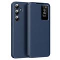 Samsung Galaxy A16 Smart Clear View Husă Flip cu slot pentru card - Sapphire
