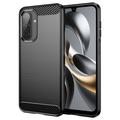 Husă TPU Brushed Samsung Galaxy A17 - Fibră de Carbon
