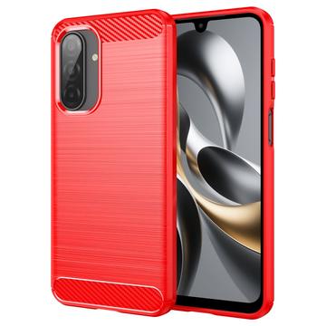 Husă TPU Brushed Samsung Galaxy A17 - Fibră de Carbon