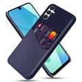 Husă cu Buzunar Card Samsung Galaxy A17 - KSQ - Albastru