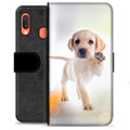 Husă Portofel Premium - Samsung Galaxy A20e - Câine
