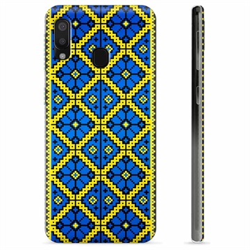 Husă TPU Ucraina - Samsung Galaxy A20e - Ornament