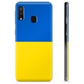 Husă TPU Steagul Ucrainei - Samsung Galaxy A20e - Galben și Albastru Deschis