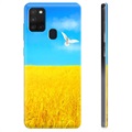 Husă TPU Ucraina -  Samsung Galaxy A21s - Câmp de Grâu