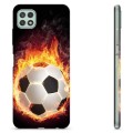 Husă TPU - Samsung Galaxy A22 5G - Fotbal în Flăcări
