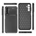 Husă TPU Samsung Galaxy A24 4G - Beetle Fibra de Carbon - Negru