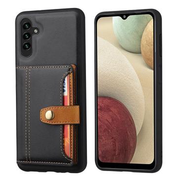 Husă cu Portofel Samsung Galaxy A24 4G - Retro Style - Negru