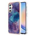 Husă TPU Samsung Galaxy A25 - Marble Pattern Electroplated IMD - Violet