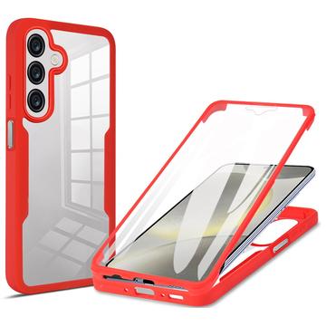 Husă Samsung Galaxy A26 - 360 Protection - Roșu / Clar