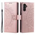 Husă Portofel Samsung Galaxy A26 - Mandala - Auriu Roze