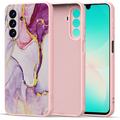 Husa din Silicon Samsung Galaxy A26 - Tech-Protect Icon - Marmură