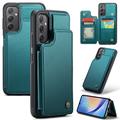 Samsung Galaxy A34 5G Caseme C22 Case RFID Card Wallet - Verde