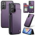 Samsung Galaxy A34 5G Caseme C22 Case RFID Card Wallet - Violet