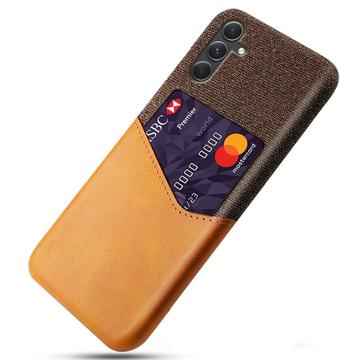 Husă cu Buzunar Card Samsung Galaxy A35 - KSQ - Portocaliu