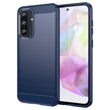 Husă TPU Brushed Samsung Galaxy A36/A56 - Fibră de Carbon