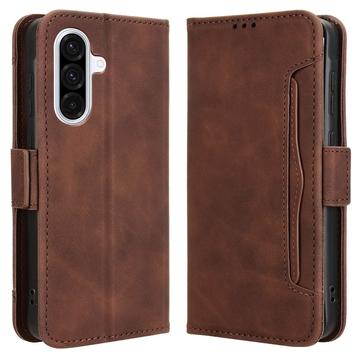 Husă portofel pentru card Samsung Galaxy A36 - maro