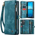 Husă Portofel Samsung Galaxy A36 - Caseme 008 2-în-1 Multifunctional - Albastru