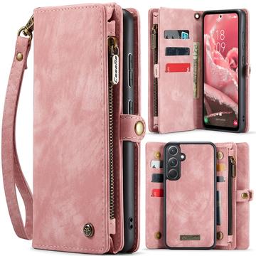 Husă Portofel Samsung Galaxy A36 - Caseme 008 2-în-1 Multifunctional - Roz