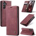 Husă Portofel Samsung Galaxy A36 - Caseme 013 - Roșu Vin