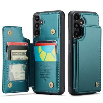 Husă Portofel cu carduri RFID Samsung Galaxy A36 Caseme C22 - Verde