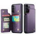 Husă Portofel cu carduri RFID Samsung Galaxy A36 Caseme C22 - Violet
