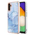 Husă TPU Samsung Galaxy A36 - Marble Pattern Electroplated IMD
