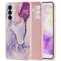 Husa din Silicon Samsung Galaxy A36 - Tech-Protect Icon - Marmură