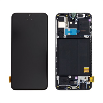 Carcasa frontala si display LCD Samsung Galaxy A40 GH82-19672A - negru