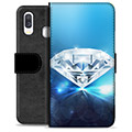 Husă Portofel Premium - Samsung Galaxy A40 - Diamant