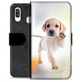 Husă Portofel Premium - Samsung Galaxy A40 - Câine