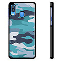 Capac Protecție - Samsung Galaxy A40 - Camuflaj Albastru