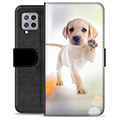 Husă Portofel Premium - Samsung Galaxy A42 5G - Câine