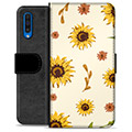 Husă Portofel Premium - Samsung Galaxy A50 - Floarea Soarelui