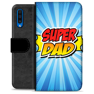 Husă Portofel Premium - Samsung Galaxy A50 - Super Dad