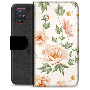 Husă Portofel Premium - Samsung Galaxy A51 - Floral