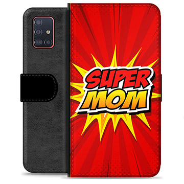 Husă Portofel Premium - Samsung Galaxy A51 - Super Mom
