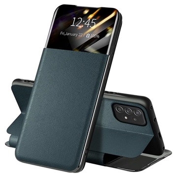Husă Flip Samsung Galaxy A52 5G, Galaxy A52s - Front Smart View - Verde