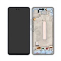 Carcasă Față Și Display LCD Samsung Galaxy A53 5G GH82-28025C - Albastru