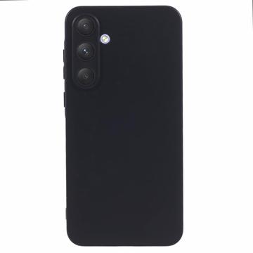 Husa Mate TPU Anti-Amprenta Samsung Galaxy A55 - Neagra