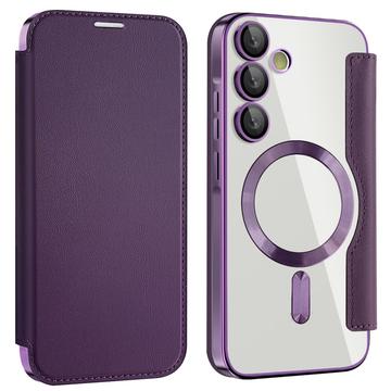 Husă rabatabilă cu slot pentru card Samsung Galaxy A55 - Compatibil MagSafe