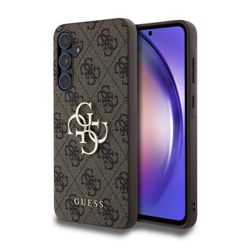 Husă Hibrid Samsung Galaxy A55 - Guess 4G Big Metal Logo - Maro