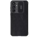 Husă Flip Samsung Galaxy A55 - Nillkin Qin Pro - Negru
