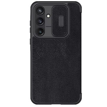 Husă Flip Samsung Galaxy A55 - Nillkin Qin Pro - Negru