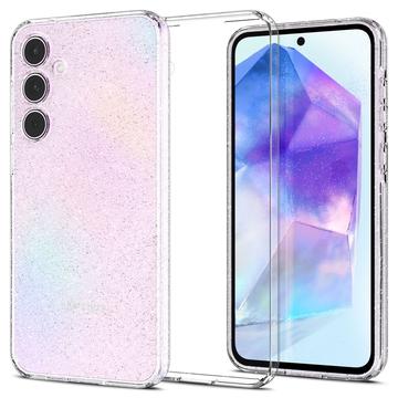 Husă Samsung Galaxy A55 - Spigen Liquid Crystal Glitter - Transparent