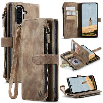 Husă Portofel Samsung Galaxy A56 - Caseme C30 Multifunctional - Maro