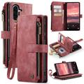 Husă Portofel Samsung Galaxy A56 - Caseme C30 Multifunctional - Roșu