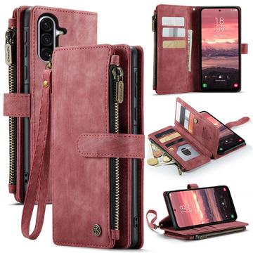 Husă Portofel Samsung Galaxy A56 - Caseme C30 Multifunctional - Roșu