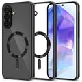 Husă Samsung Galaxy A56 Tech-Protect MagFlex - Compatibilă cu MagSafe - Transparent / Negru