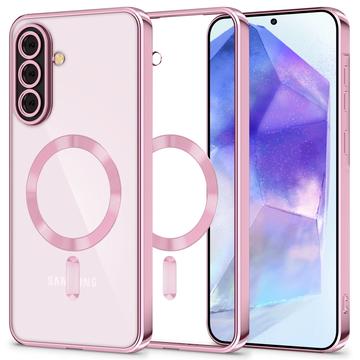 Husă Samsung Galaxy A56 Tech-Protect MagFlex - Compatibilă cu MagSafe - Auriu Roze